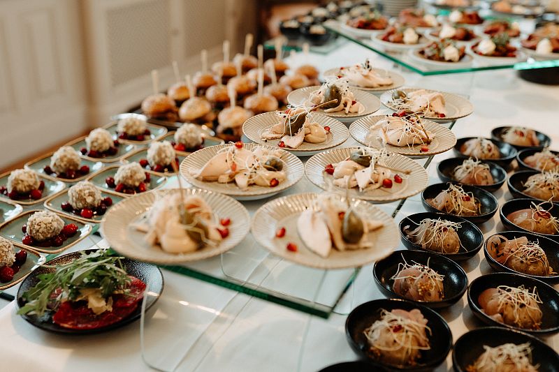 Professional catering not only for wedding receptions